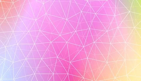 Pattern with abstract line in polygonal pattern with triangles style. For mod Illustrazione stock