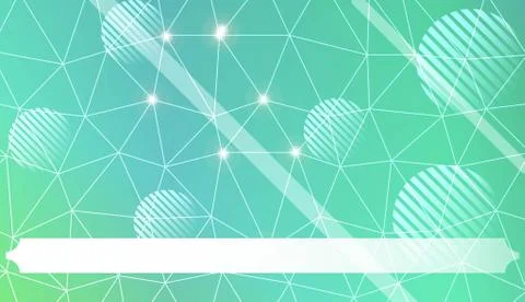 Pattern with abstract line in polygonal pattern with triangles style. For int Illustrazione stock