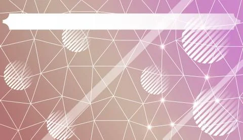 Pattern with abstract line in polygonal pattern with triangles style. For int Stock Illustration