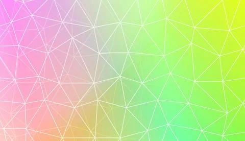 Pattern with abstract line in polygonal pattern with triangles style. For mod Stock Illustration