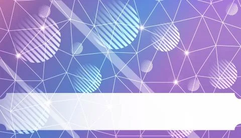 Pattern with abstract line in polygonal pattern with triangles style. For int Stock Illustration