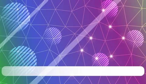 Pattern with abstract line in triangles, line, circle, space for text style.  Stock Illustration