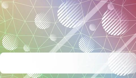 Pattern with abstract line in triangles, line, circle, space for text style.  Illustrazione stock