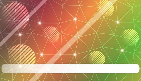 Pattern with abstract line in triangles, line, circle, space for text style.  Stock Illustration