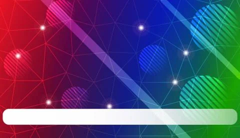 Pattern with abstract line in triangles, line, circle, space for text style.  Stock Illustration