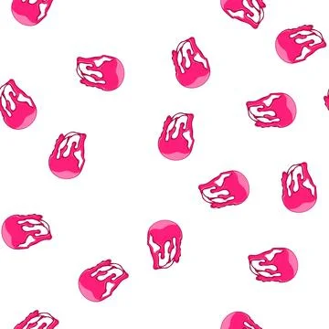 Pattern abstract melted circle cartoon vector 库存插图