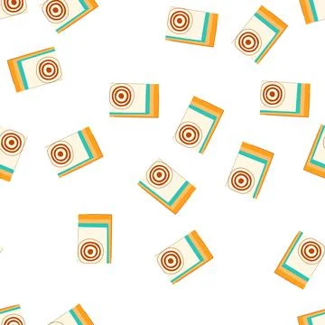 Pattern abstract poster finding inspiration in 70s design Stock Illustration