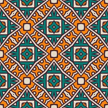 Pattern abstract shape colors. Simple seamless ornament background 스톡 일러스트