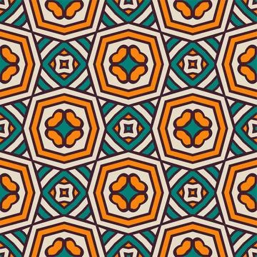 Pattern abstract shape colors. Simple seamless ornament background イラスト素材