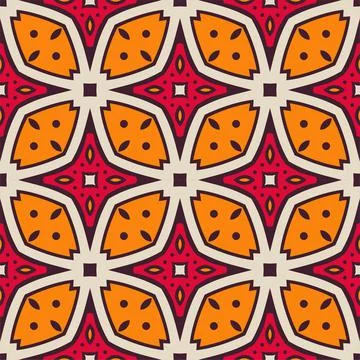 Pattern abstract shape colors. Simple seamless ornament background Illustrazione stock