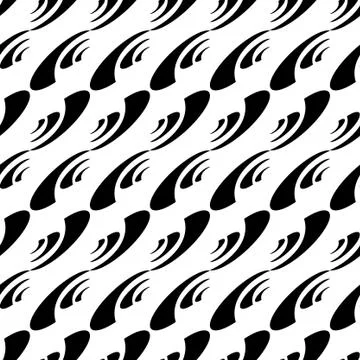 Pattern with abstract shapes Stock Illustration