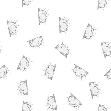 Pattern abstract smoke cloud cartoon vector Stock Illustration