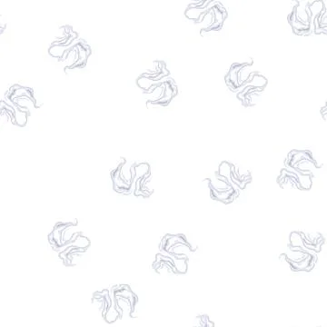 Pattern abstract smoke or steam puffing from a source Illustrazione stock
