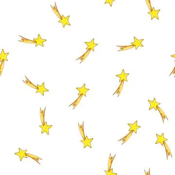 Pattern abstract star shoot cartoon vector イラスト素材