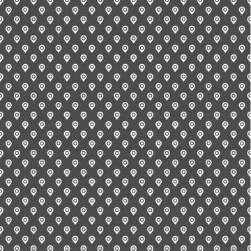 Pattern abstract vector with elements icon GPS Stock Illustration