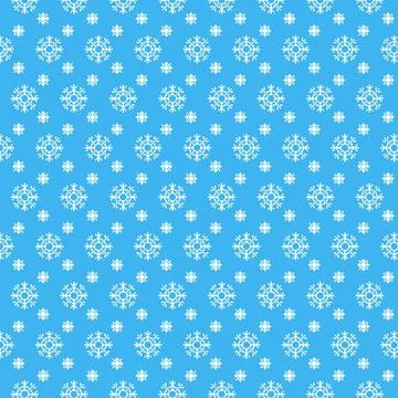 Pattern of abstract white abstract white snowflakes Illustrazione stock