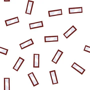 Pattern accent wall mirror cartoon vector Stock Illustration