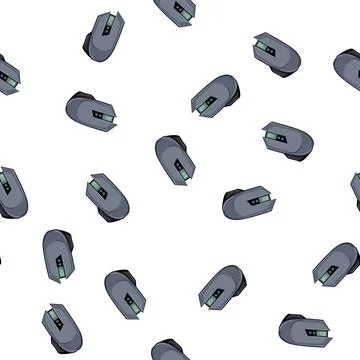 Pattern accessories game mouse cartoon vector イラスト素材