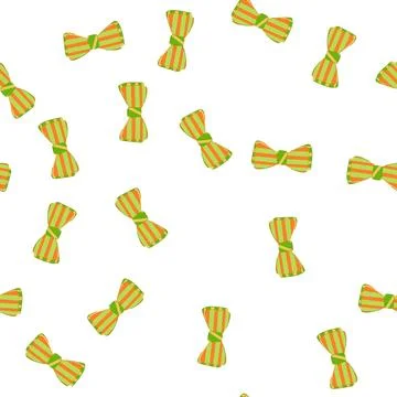 Pattern accessory bow ties men cartoon vector Stock Illustration