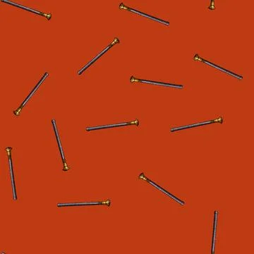 Pattern accessory cane stick gentleman sketch hand drawn Stock Illustration