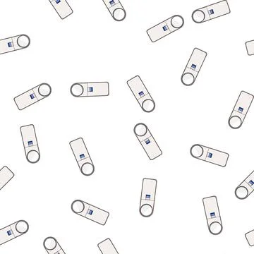 Pattern accuracy reading magnifier cartoon vector Stock Illustration