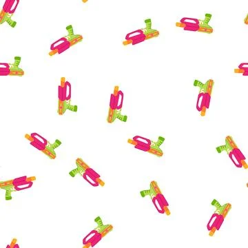 Pattern accustrike nerf gun toy cartoon vector Stockillustratie