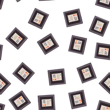 Pattern achievement diploma cartoon vector Illustrazione stock
