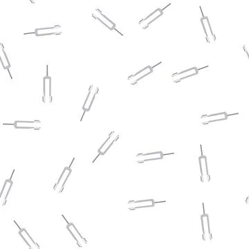 Pattern acoustic tuning fork cartoon vector Stock Illustration