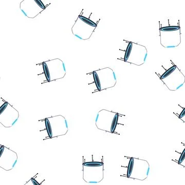 Pattern acrobatics trampoline jumping cartoon vector Stock Illustration