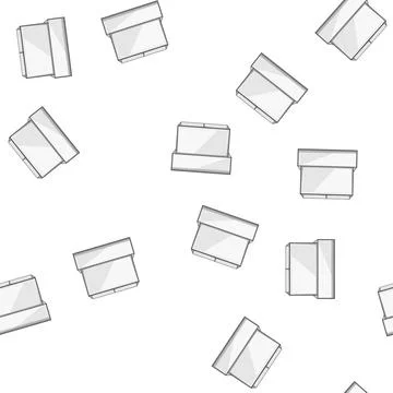 Pattern acrylic desk organizer cartoon vector Stock Illustration