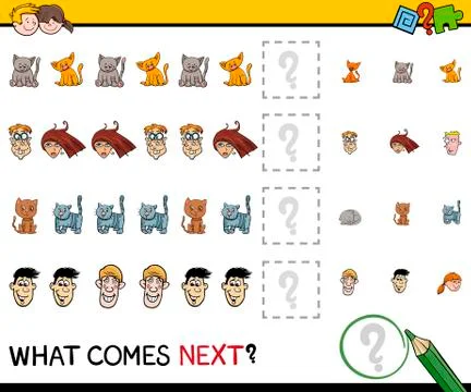 Pattern activity for children Stock Illustration