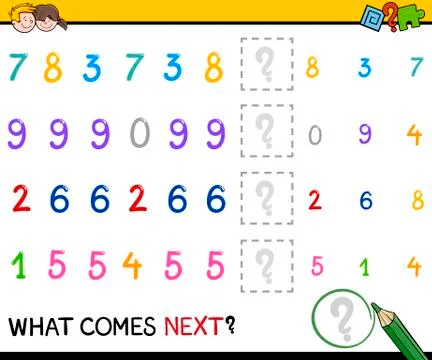 Pattern activity for children Illustrazione stock