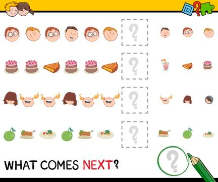 Pattern activity for children Stock Illustration