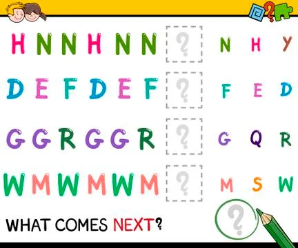 Pattern activity for kids Illustrazione stock