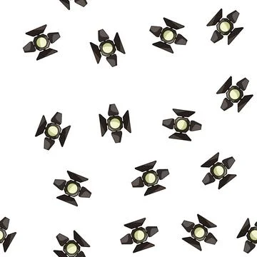 Pattern actor spotlight stage cartoon vector Stock Illustration