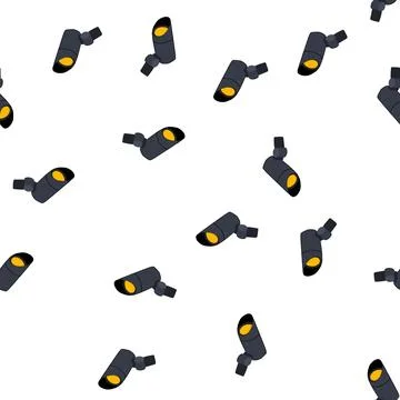 Pattern actress spotlight stage cartoon vector Stock Illustration
