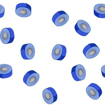 Pattern adhesive duct tape cartoon vector イラスト素材