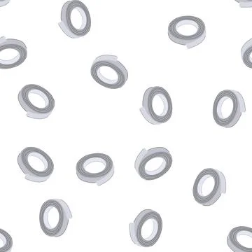 Pattern adhesive duct tape cartoon vector Illustrazione stock