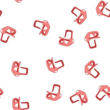 Pattern adjustable bath seat baby cartoon vector Illustrazione stock