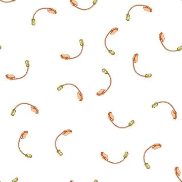 Pattern adjustable book light cartoon vector Illustrazione stock