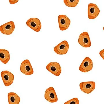 Pattern adorable cat house cartoon vector Stockillustratie