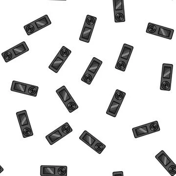 Pattern adventure action camera cartoon vector Stock Illustration
