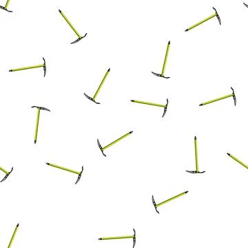 Pattern adventure ice axe cartoon vector 스톡 일러스트