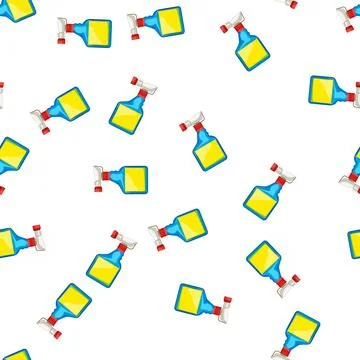 Pattern advertisement glass cleaner cartoon vector イラスト素材
