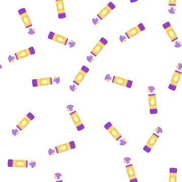 Pattern advertising bathroom cleaner cartoon vector Stock Illustration