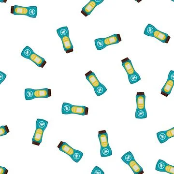 Pattern aerosol bug spray color icon vector Stock Illustration