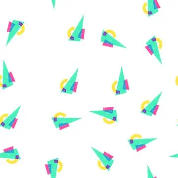 Pattern aesthetic risograph effect cartoon vector 스톡 일러스트