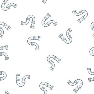 Pattern age waste drain trap cartoon vector Stock Illustration