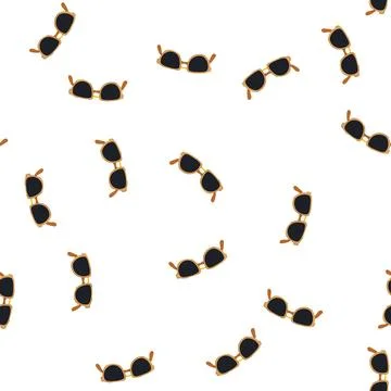 Pattern aid glasses for the blind cartoon vector Stock Illustration