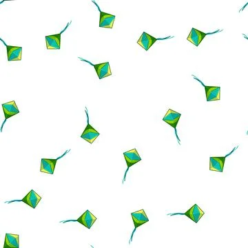 Pattern air kite sky cartoon vector 스톡 일러스트